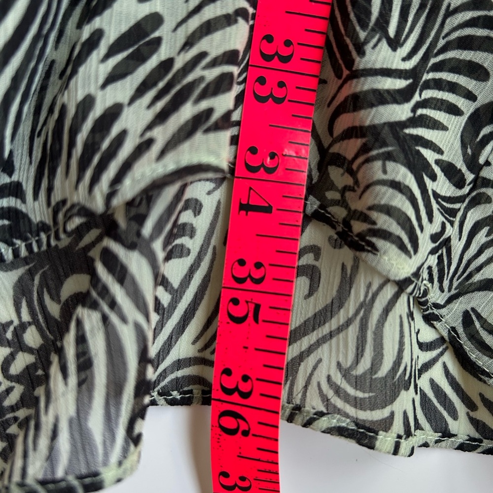 Cinq à Sept Green Patterned Mini Dress - Picture 8 of 8